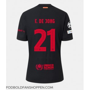 Barcelona Frenkie de Jong #21 Udebanetrøje 2024-25 Kortærmet